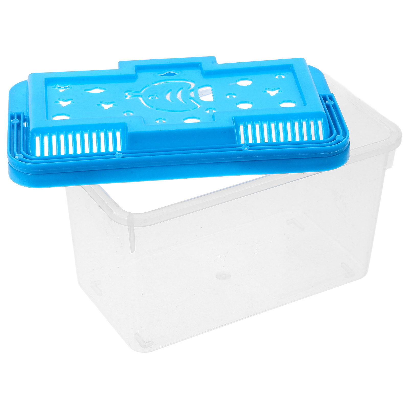 Aquarium Fish Betta - Pecera transparente para Halloween y Navidad,