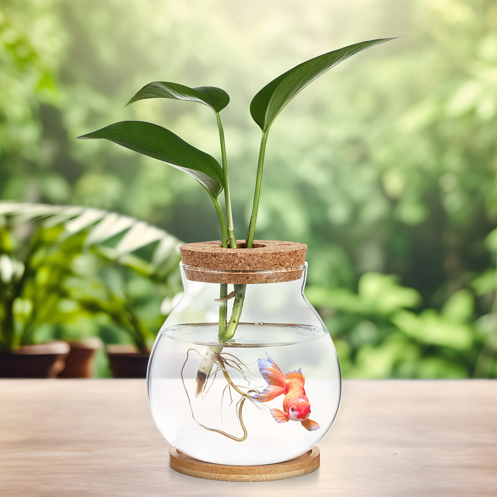 Pecera de Escritorio para Pece - Aquarium Fish Betta reseña y precio