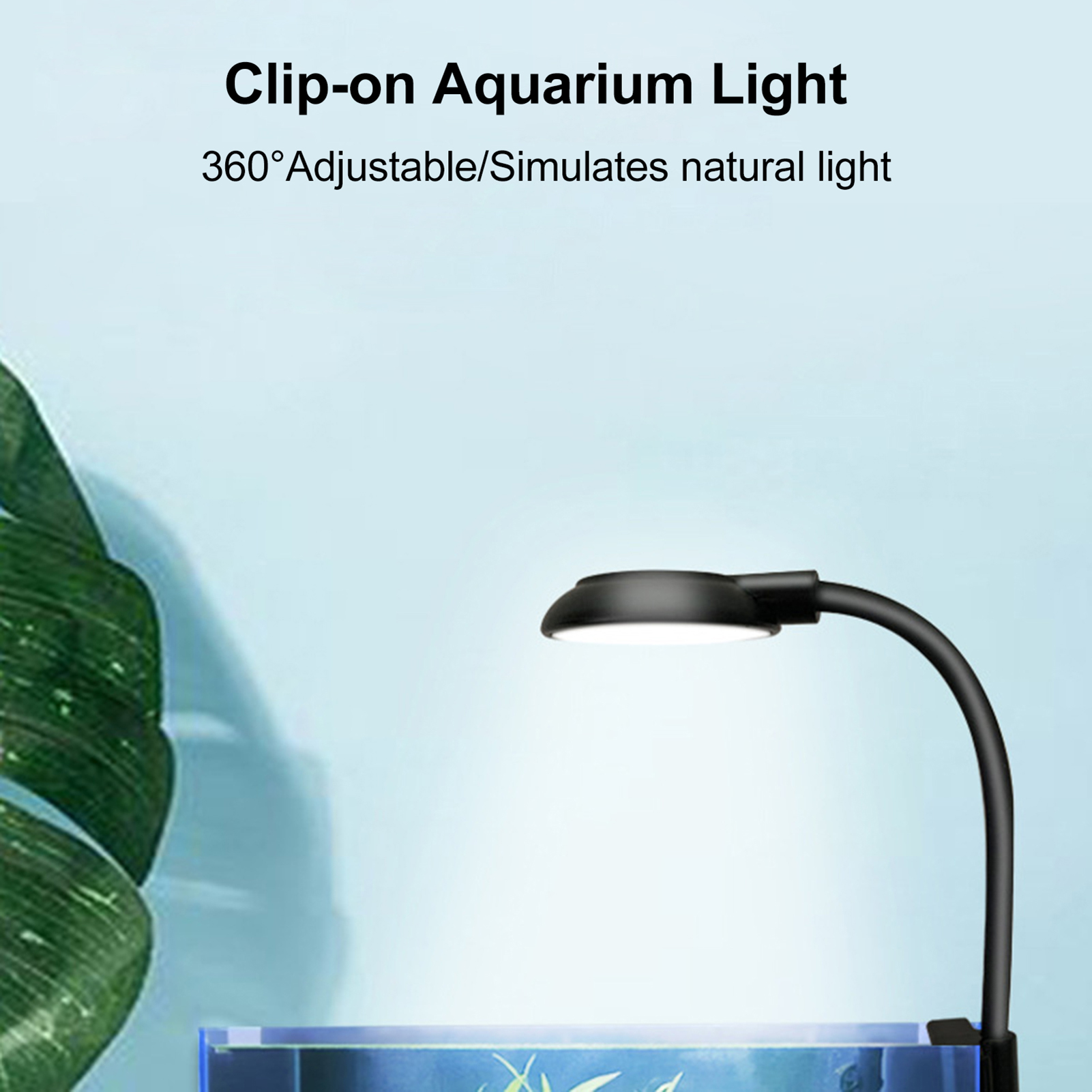 Lámpara de pinza para peces, l - Aquarium Light reseña y precio