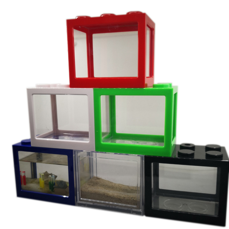 Mini Acuario de 7 Colores para - Aquarium Fish Betta reseña y precio