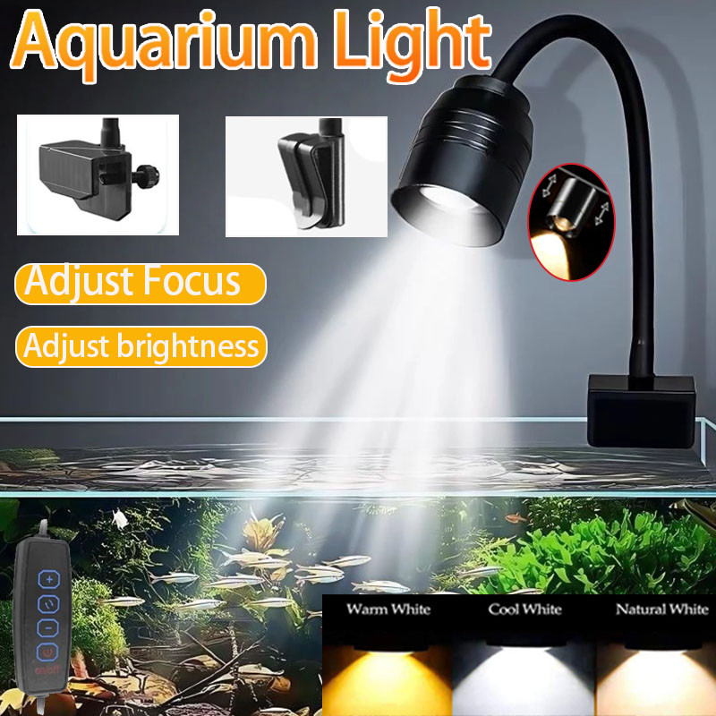 Luz USB para acuario, iluminac - Fish Aquarium Home reseña y precio