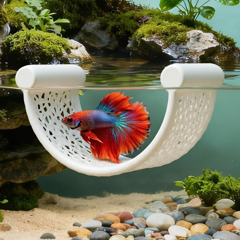 4 unidades de túneles flotante - Aquarium Fish Betta reseña y precio