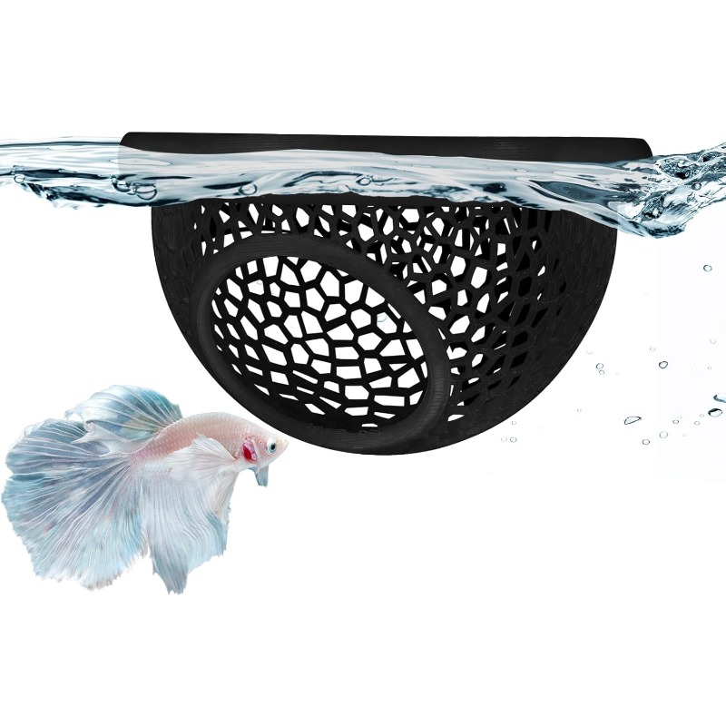 4 unidades de túneles flotante - Aquarium Fish Betta reseña y precio