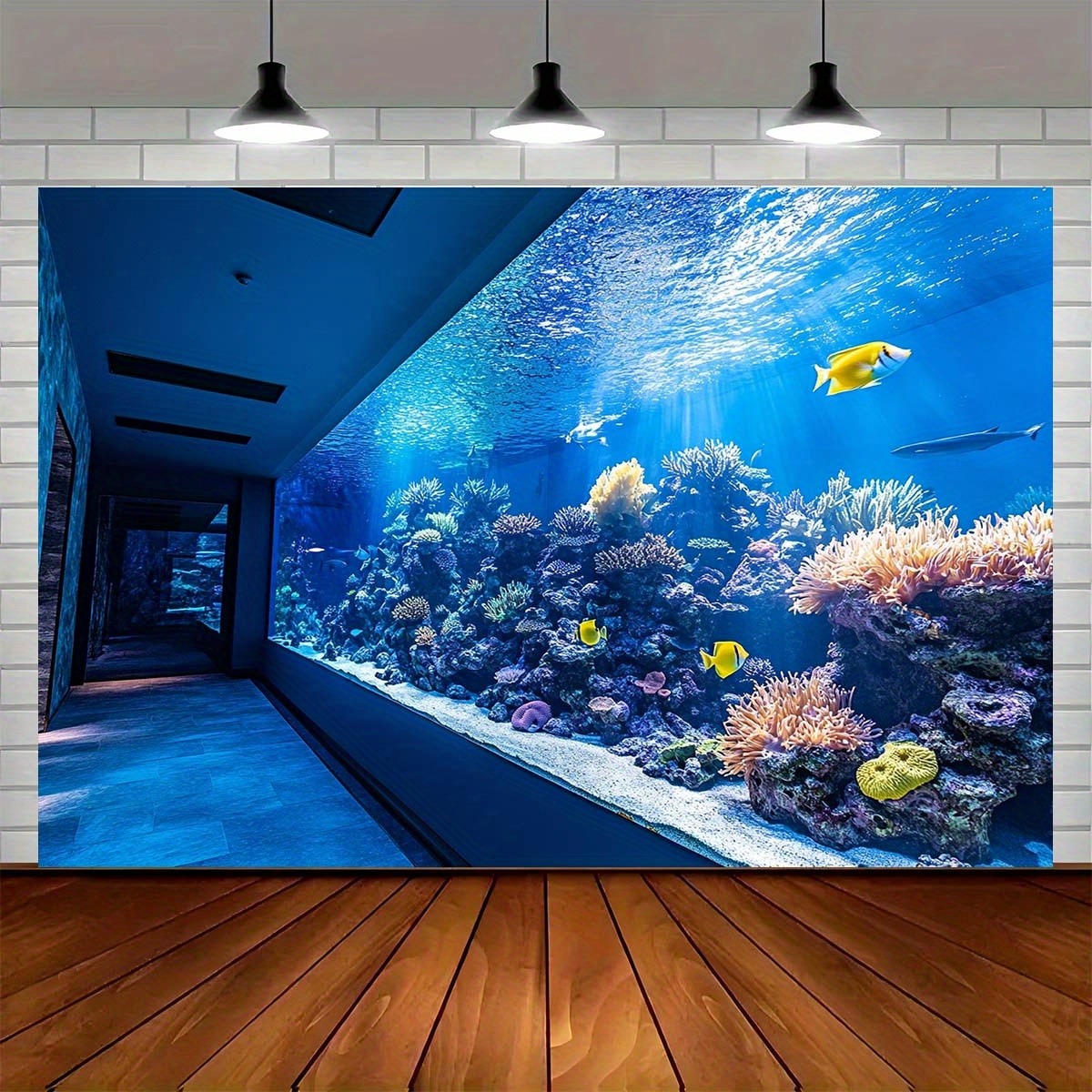 Tapiz Vibrante de Acuario Subm - Fish Aquarium Home reseña y precio