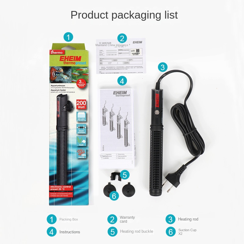 EHEIM-varilla calefactora con  - Fish Tank Heater reseña y precio