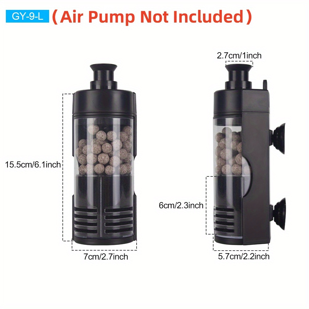 Filtro de esponja biolimpiante - Aquarium Fish Betta reseña y precio