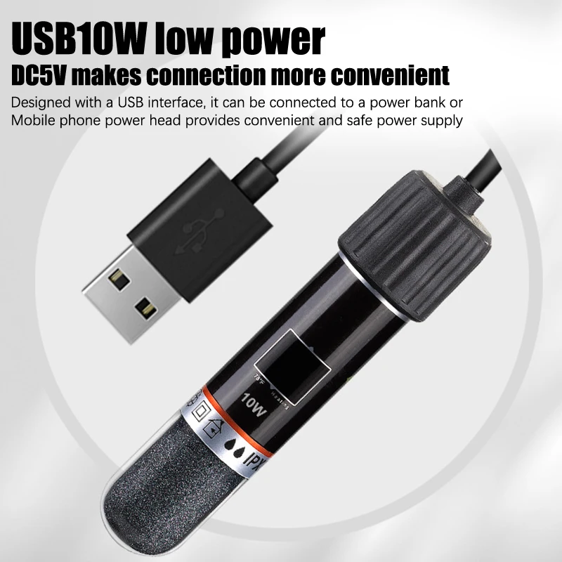 USB 26 ° Calentador de Inmersi - Fish Tank Heater reseña y precio