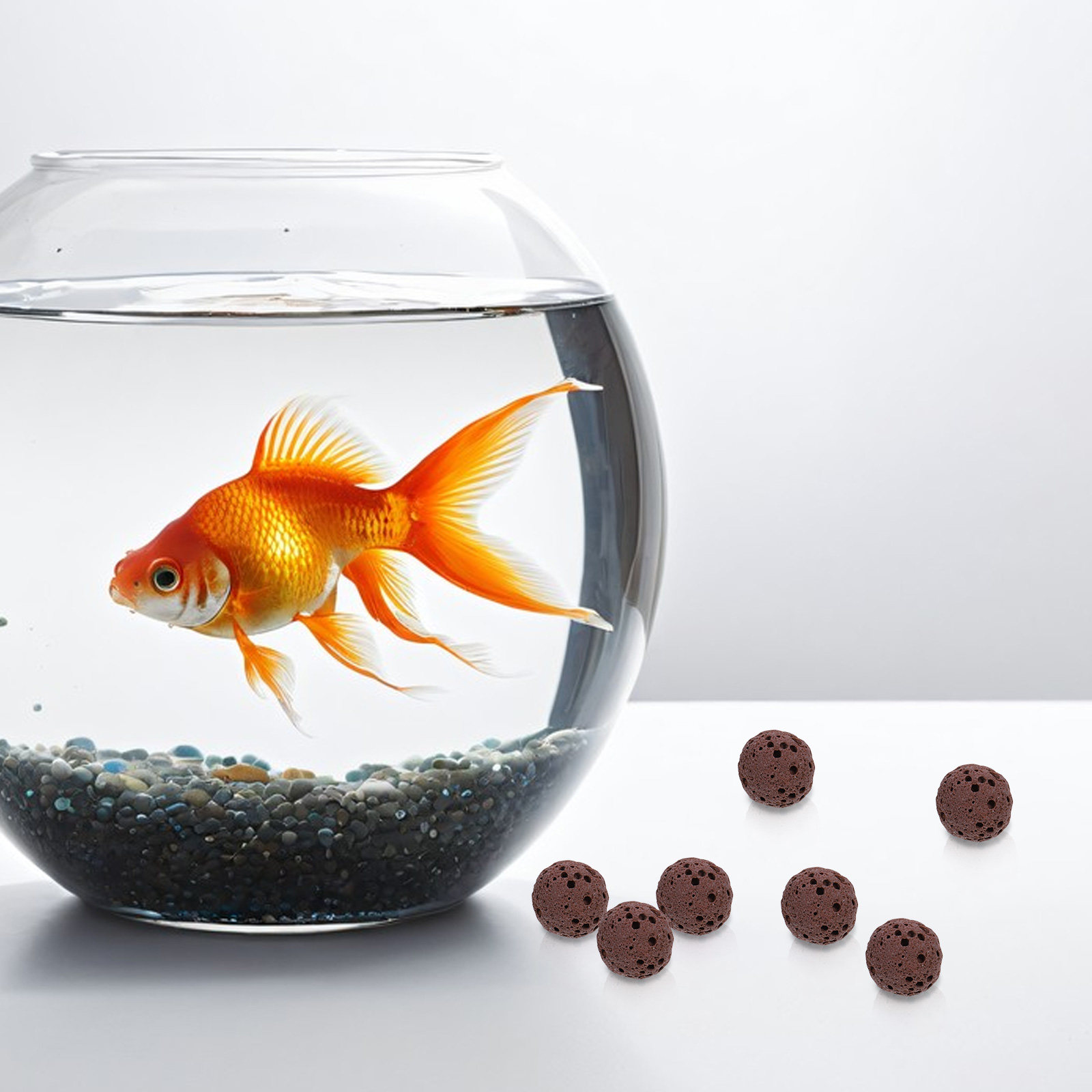 Grava de piedra volcánica para - Fish Tank Gravel reseña y precio